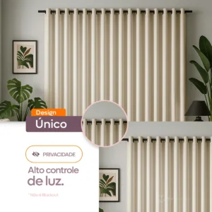 Cortina Tecido Oxford Grosso 3 Metros X 2,50 Largura Premium