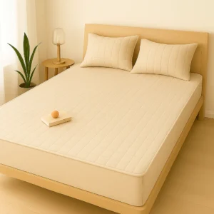Capa Protetora Impermeável Com Elástico Colchão Cama Solteiro Casal Queen e King Matelado