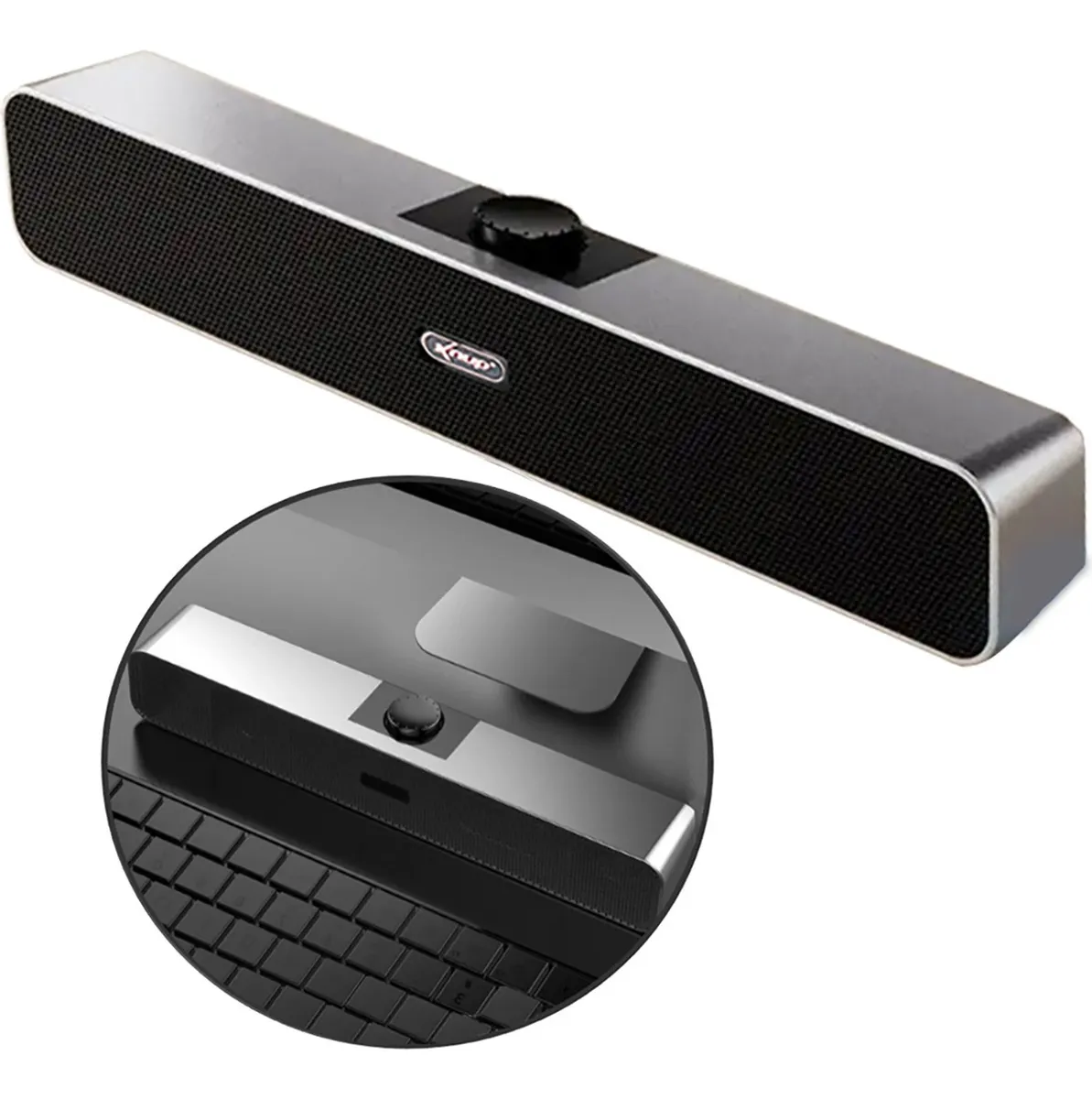 Caixa De Som Para Pc Caixinha Computador Notebook P2 Potente - Imagem 4